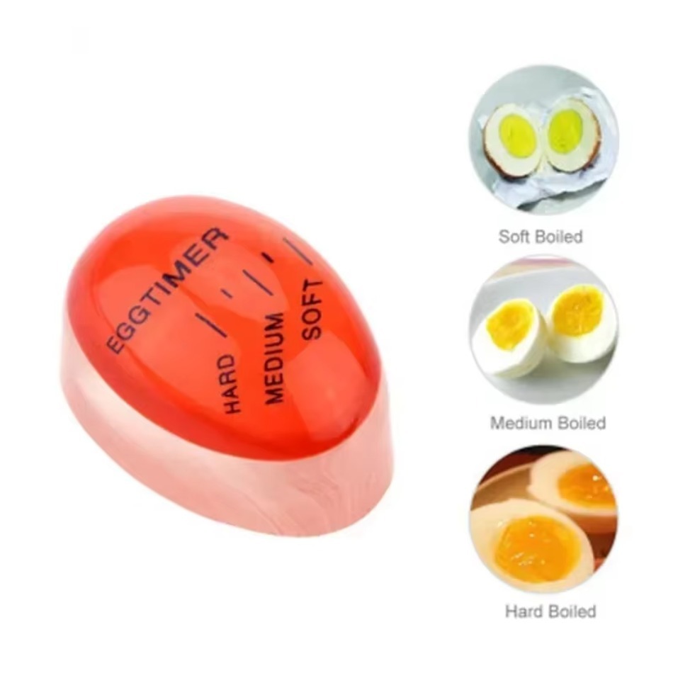 Kitchen Gadgets Everyone Needs - Reusable Egg Boiling Timer 1Pcs Color