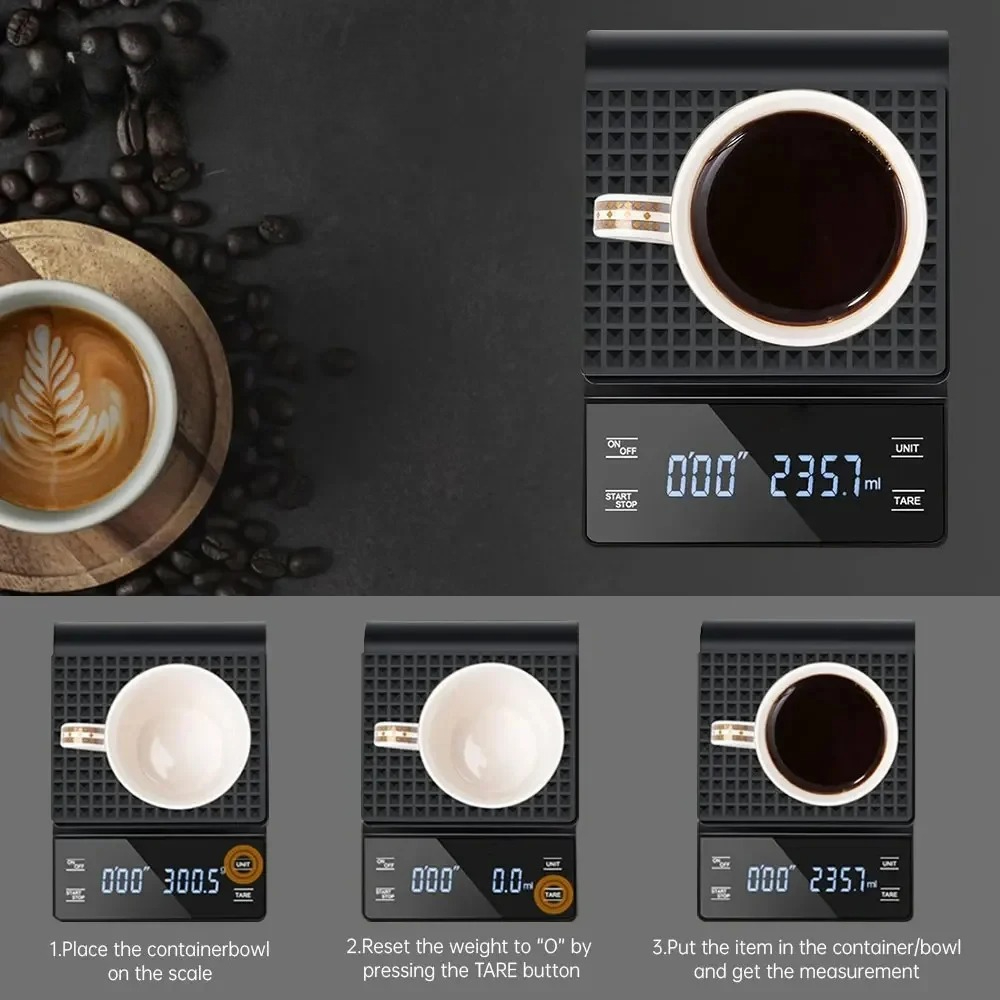 Kitchen Gadgets Electronic - Smart Coffee Electronic Scale High Precision