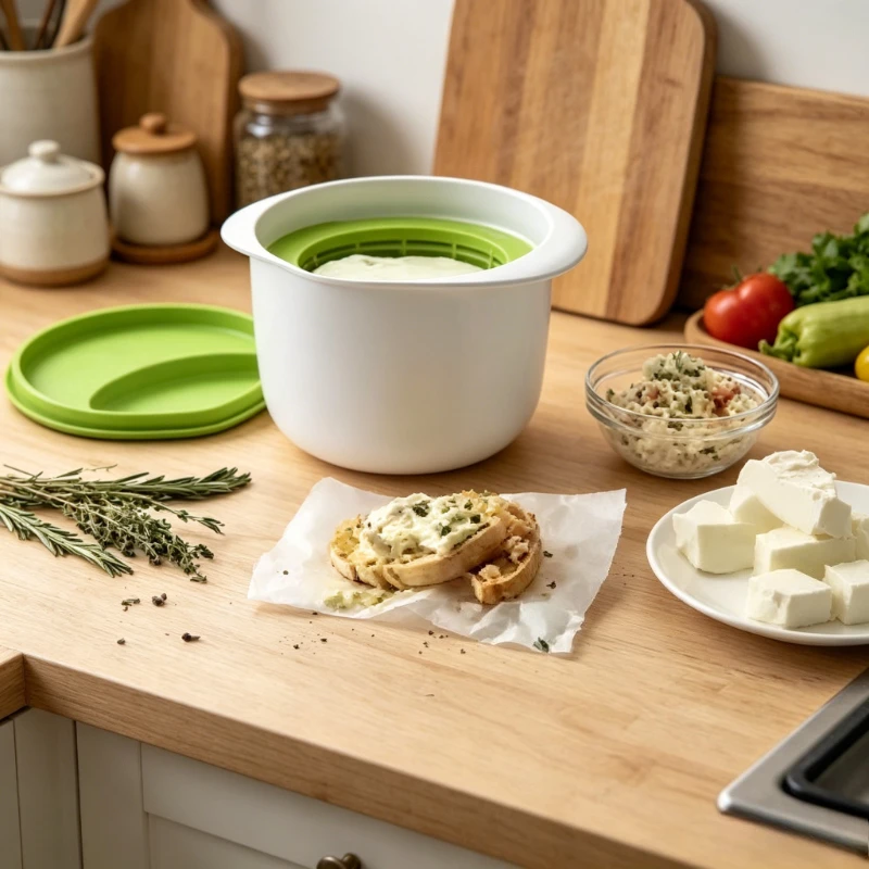 Kitchen Gadgets Recipes - Silicone Microwave Fresh Cheese Maker Kit,