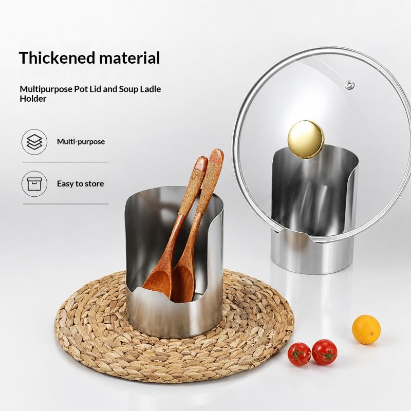 Kitchen Gadgets Products - Stainless Steel Utensil Spatula Spoon Rest