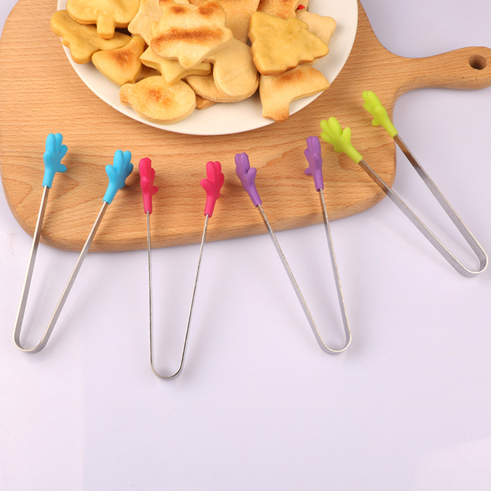 Kitchen Gadgets Design - Mini Tongs Food Clamp Stainless Steel