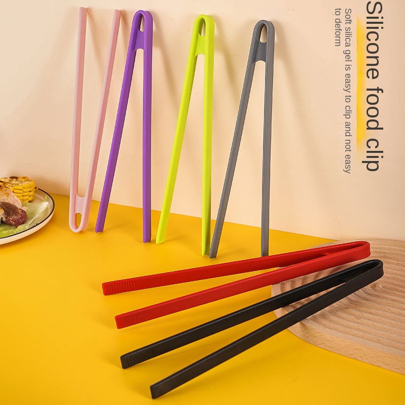 Kitchen Gadgets Products - Silicone Food Toast Tongs Trivet Tongs