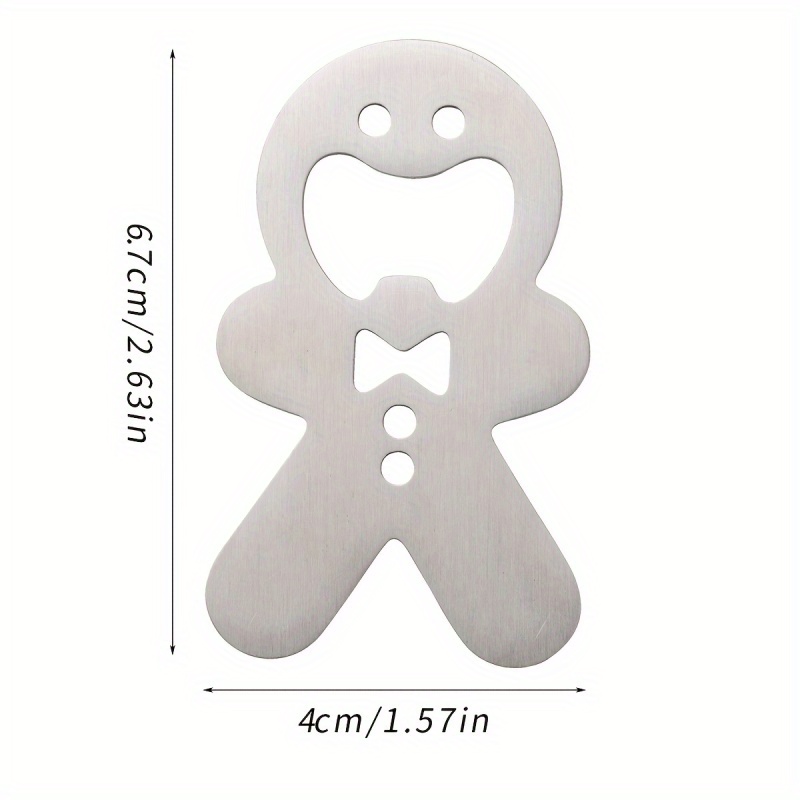 Gingerbread Man Bottle Opener  - Kitchen Gadgets Men review and price