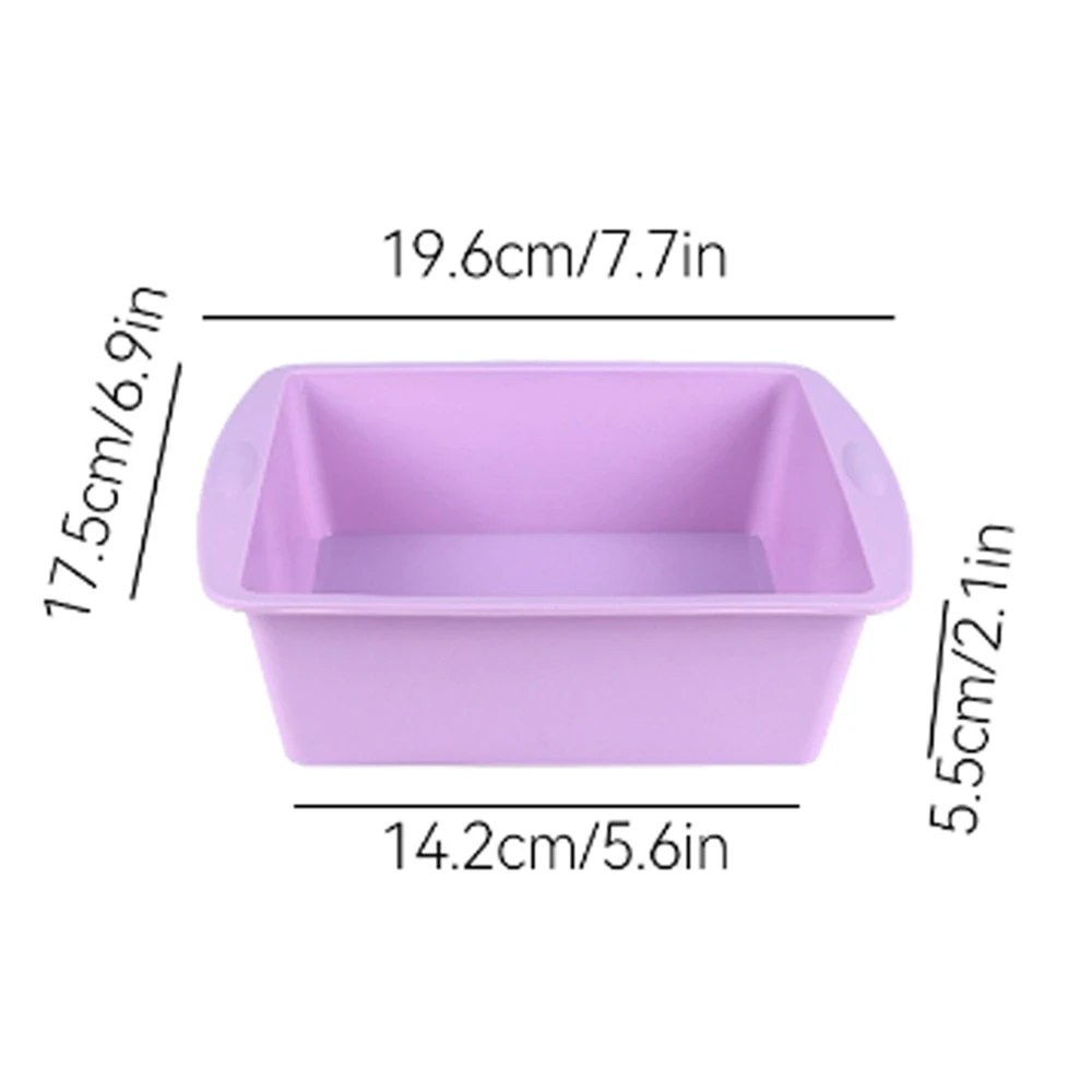 1/4Pcs Silicone Square Cake Mo - Kitchen Hanging Gadgets review and price