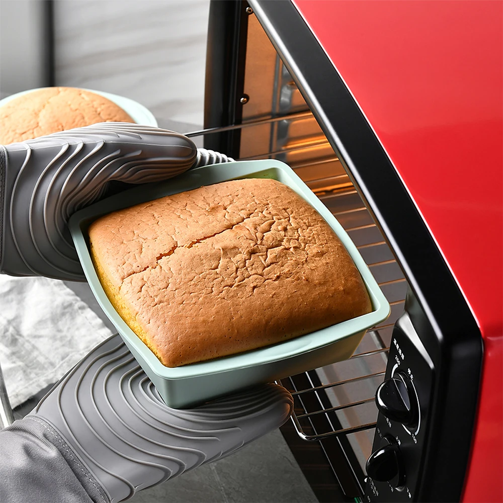 1/4Pcs Silicone Square Cake Mo - Kitchen Hanging Gadgets review and price