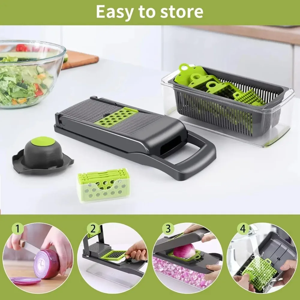Multifunctional Vegetable Chop - Korean Kitchen Gadgets review and price
