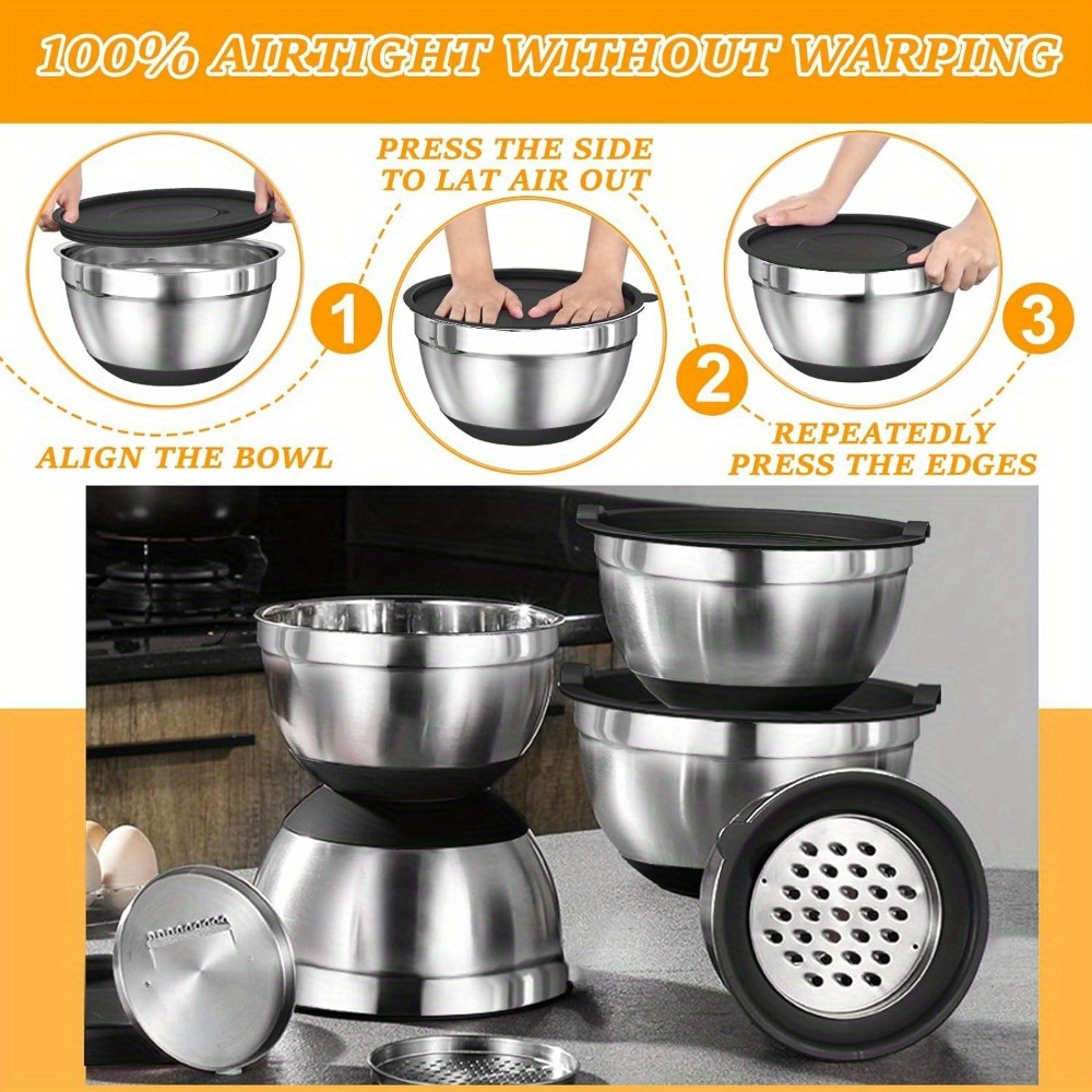 17pcs, Stainless Steel Mixing  - Kitchen Gadgets Design review and price
