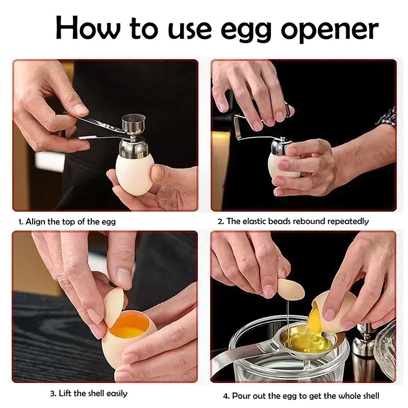 Stainless Steel Eggshell Opene - Kitchen Gadgets Everyone Needs review and price