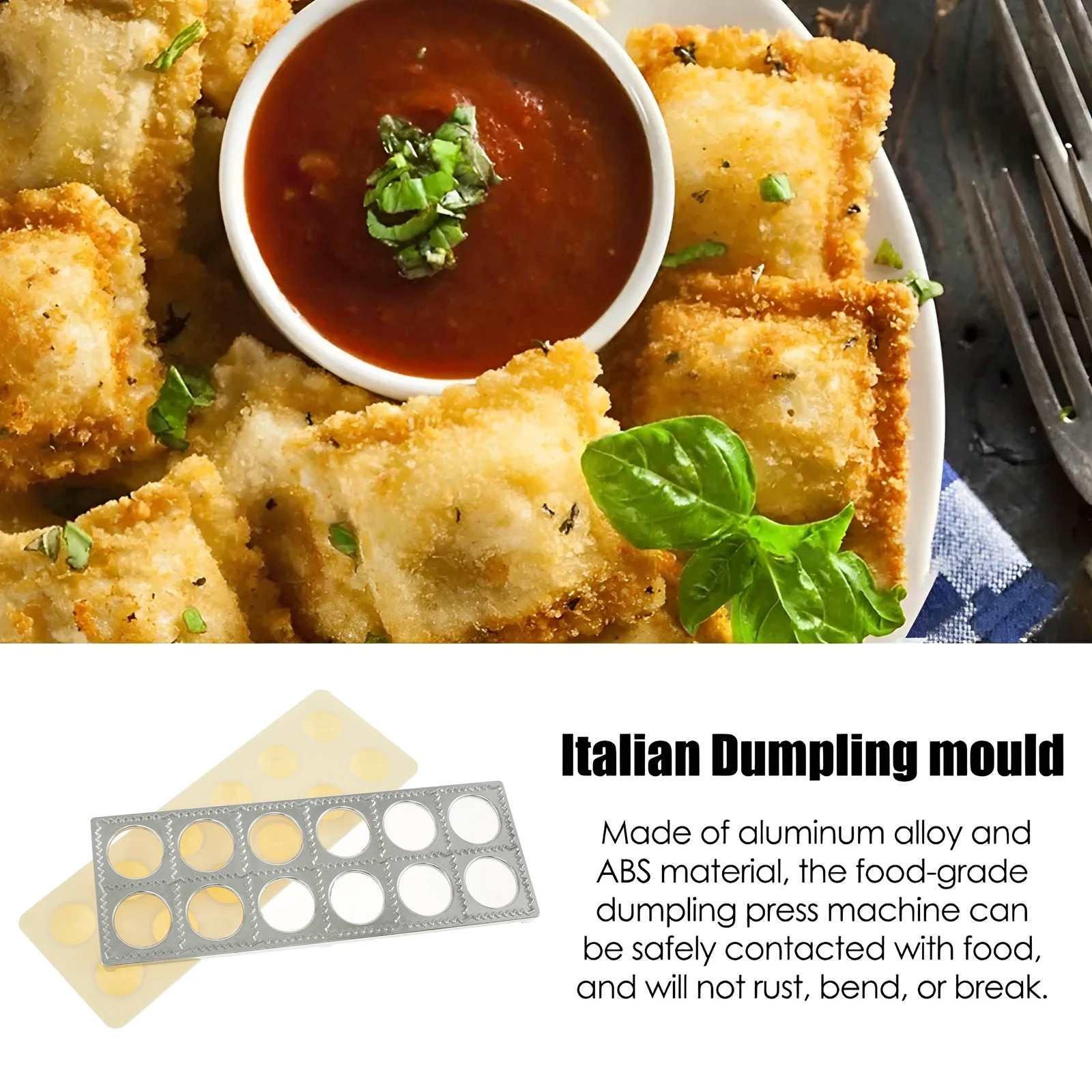 Dumpling Mold 12 Holes Ravioli - Kitchen Gadgets Design review and price