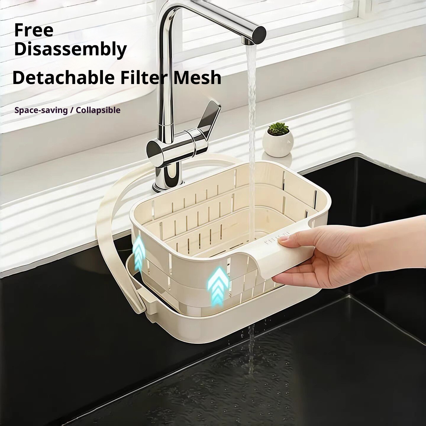 Foldable Sink Strainer Basket  - Kitchen Hanging Gadgets review and price