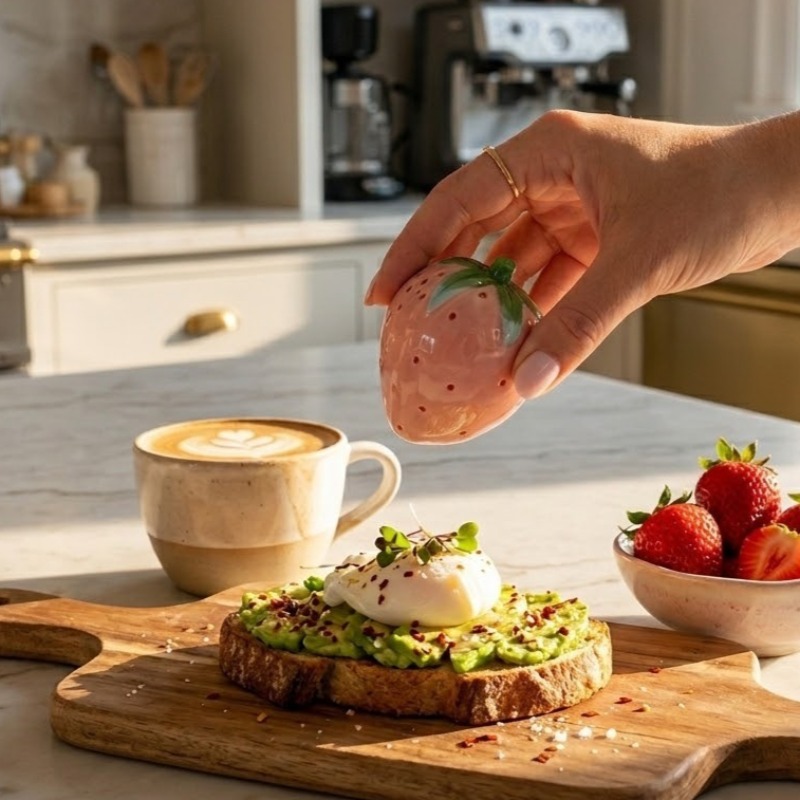 Korean Cartoon Strawberry Cond - Korean Kitchen Gadgets review and price