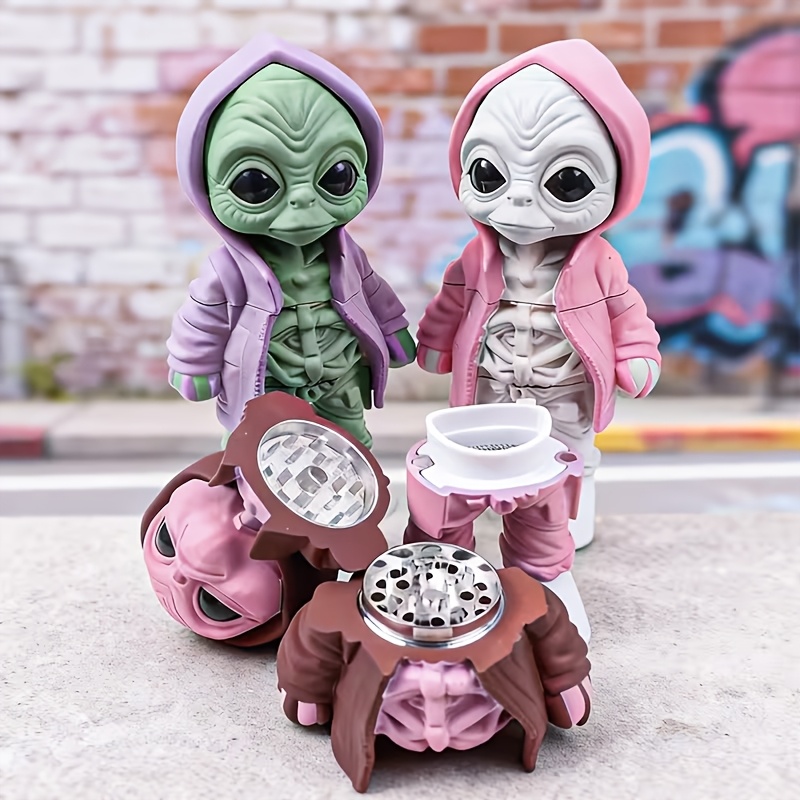 Funny Alien Herb Grinder Spice - Kitchen Gadgets Plus review and price