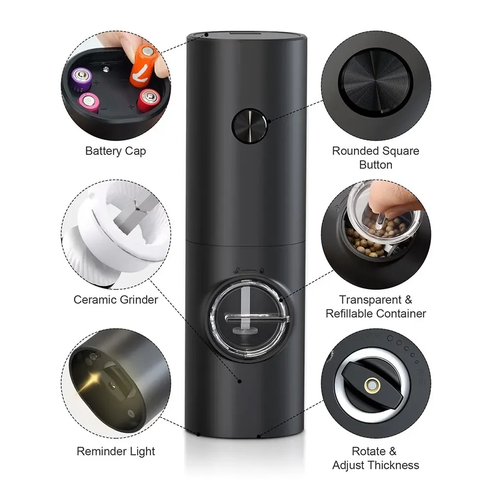 Electric Salt And Pepper Grind - Kitchen Gadgets Design review and price