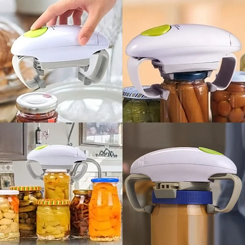 Electric Can Bottle Lid Opener - Kitchen Gadgets Electronic review and price