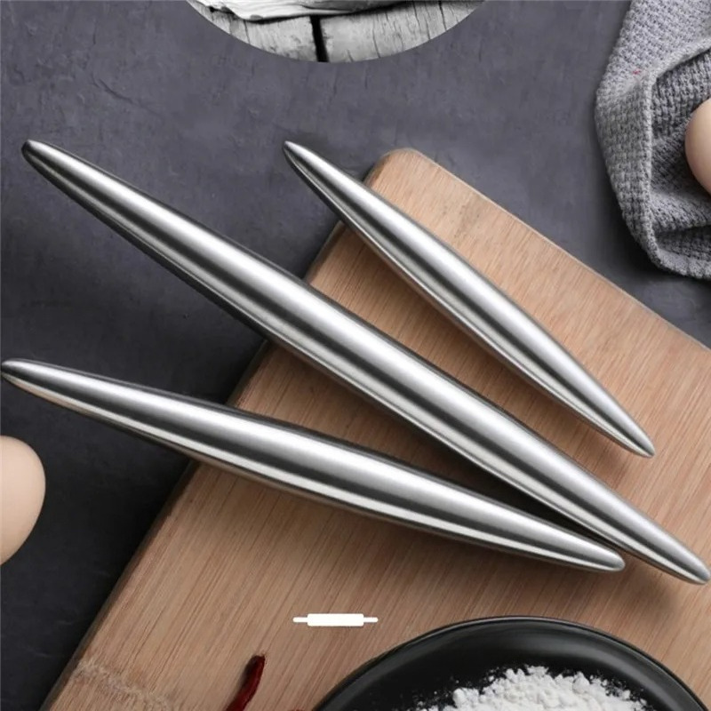 1Pc Stainless Steel Rolling Pi - Kitchen Gadgets Dumpling Maker review and price