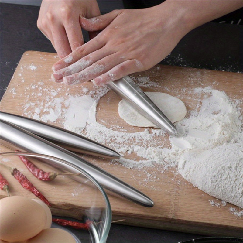 1Pc Stainless Steel Rolling Pi - Kitchen Gadgets Dumpling Maker review and price