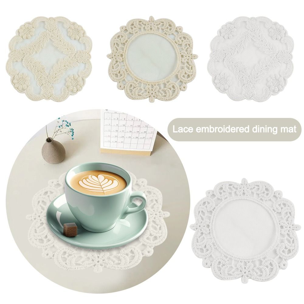 Napkin Lace Embroidered Coaste - Korean Kitchen Gadgets review and price