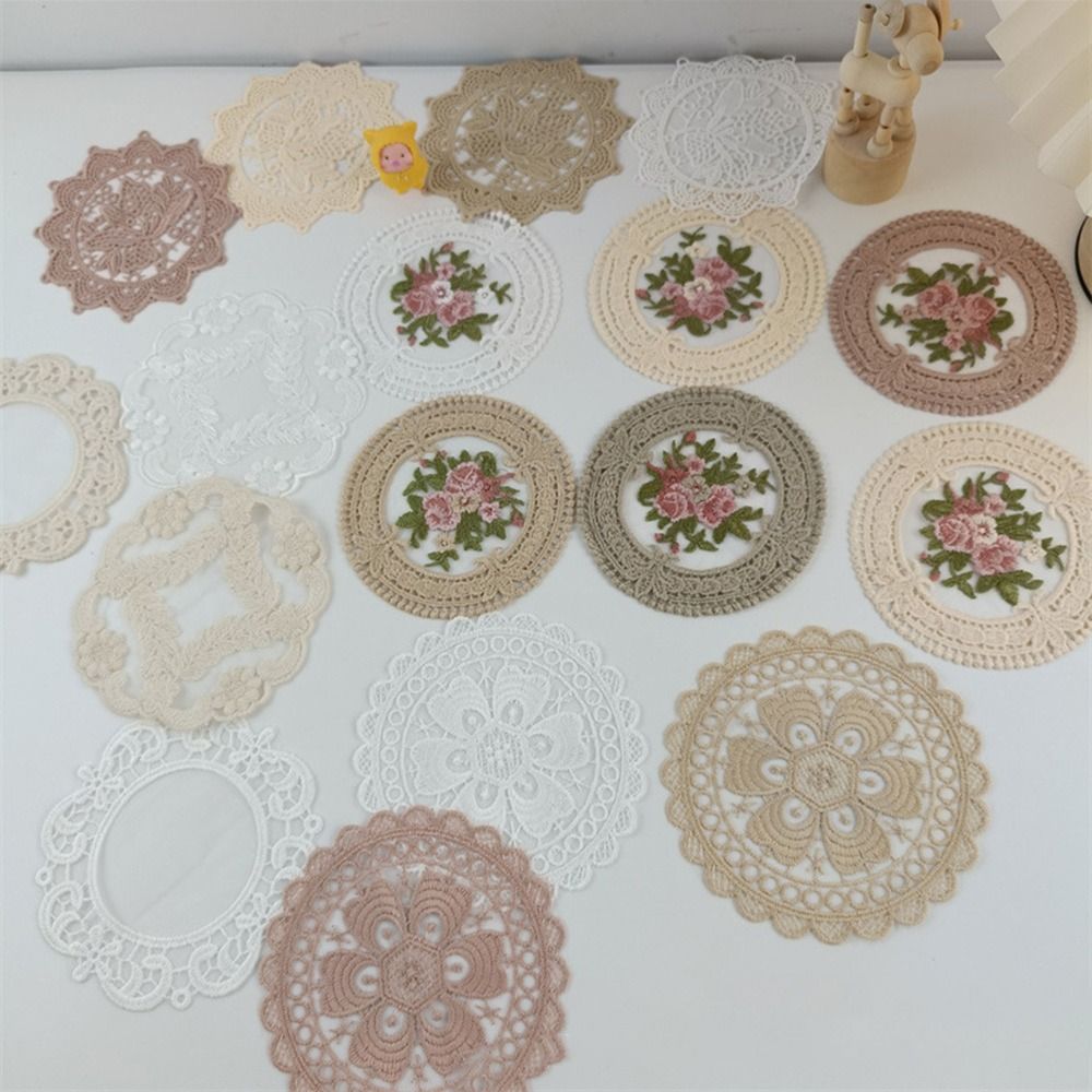 Napkin Lace Embroidered Coaste - Korean Kitchen Gadgets review and price