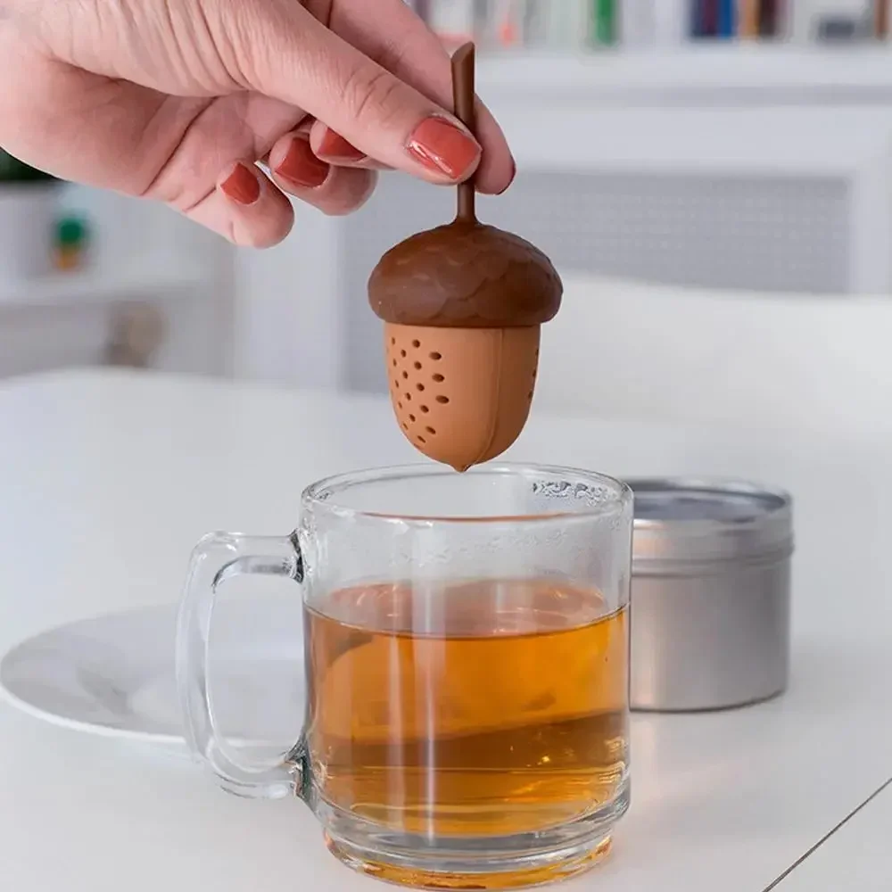 1PC Acorn Shape Tea Infuser Si - Kitchen Gadgets Everyone Needs review and price