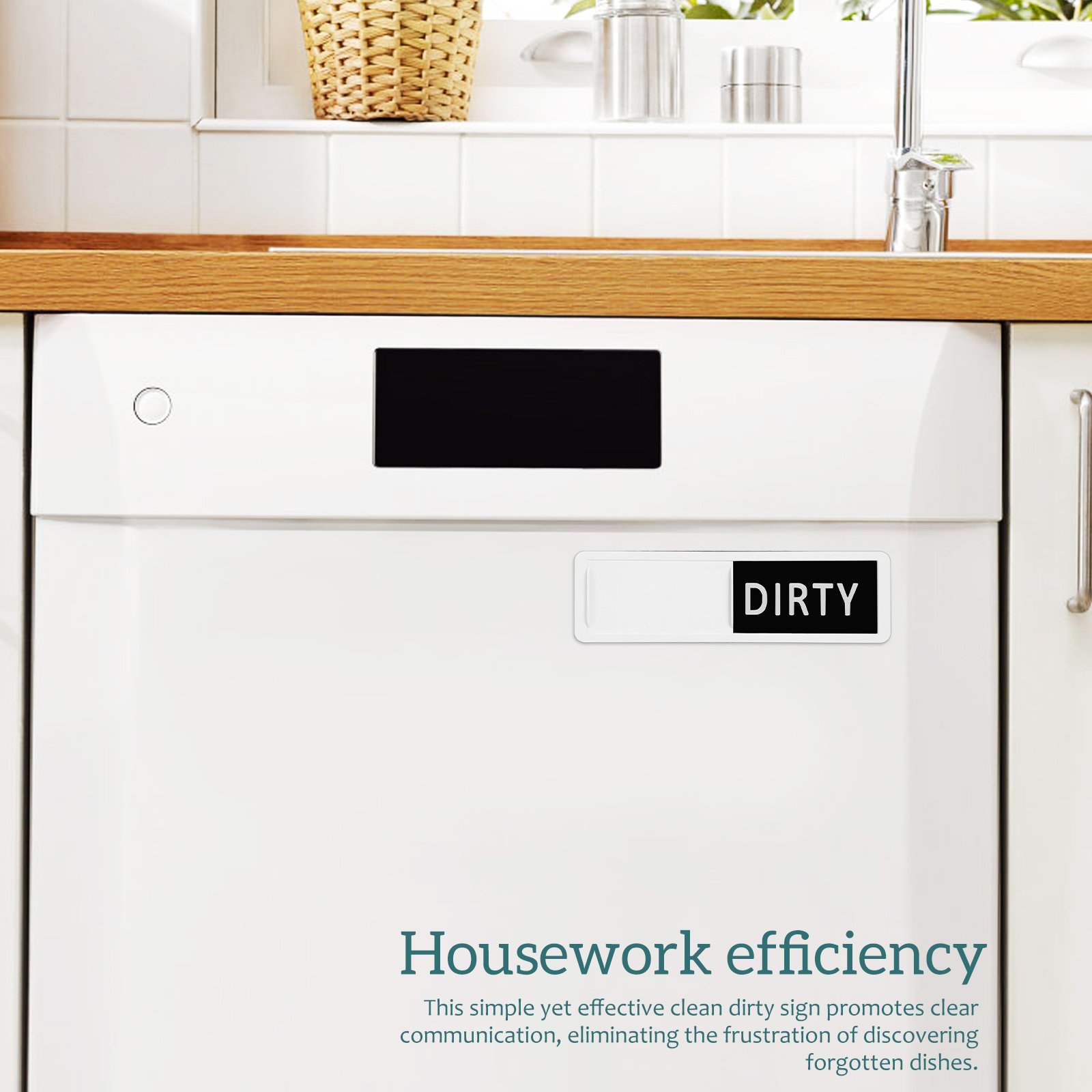 Dishwasher Magnet Slide Sign C - Kitchen Gadgets Plus review and price